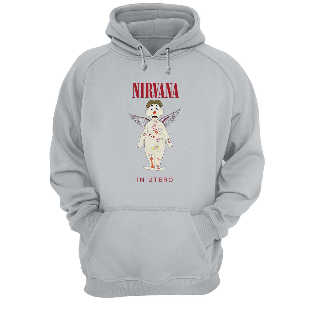 N*Rvana In Utero Cartoon Shirt N*Rvana In Utero Cartoon Shirt