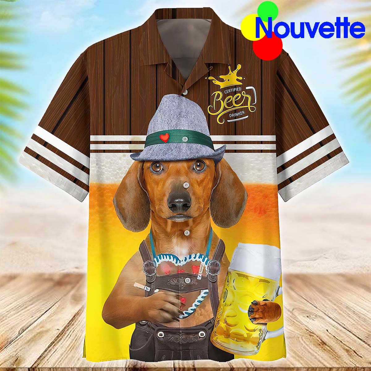 Dachshund Beer Hawaiian Shirt Dachshund Beer Hawaiian Shirt