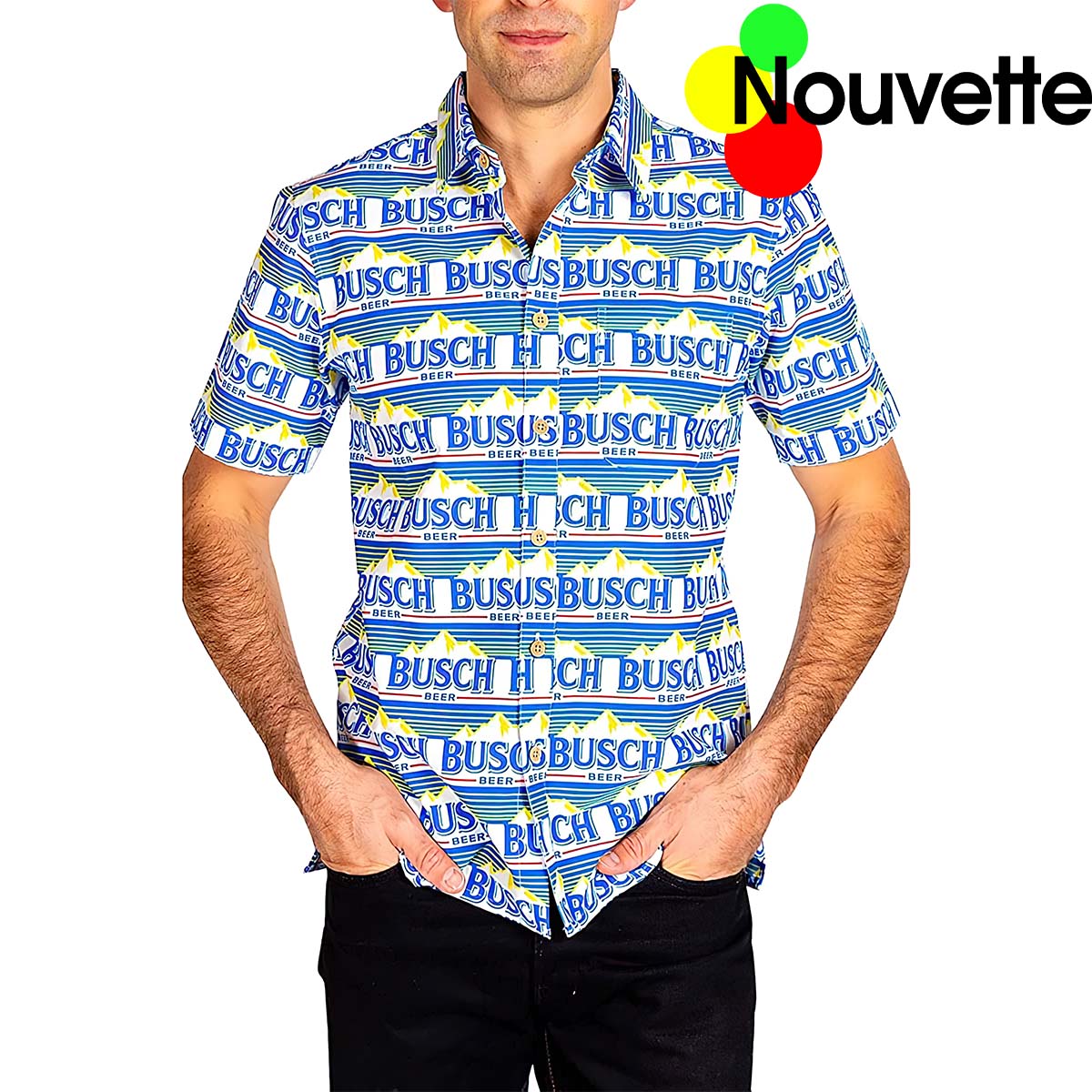 Busch Light Hawaiian Shirt