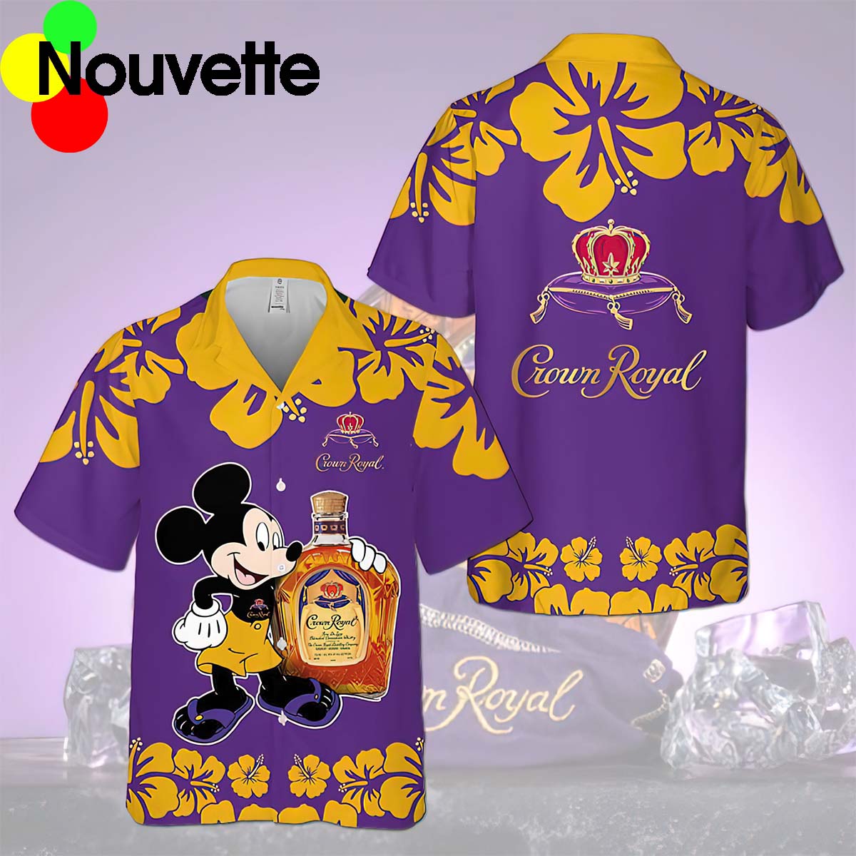 M*Ckey Crown Royal Hawaiian Shirt