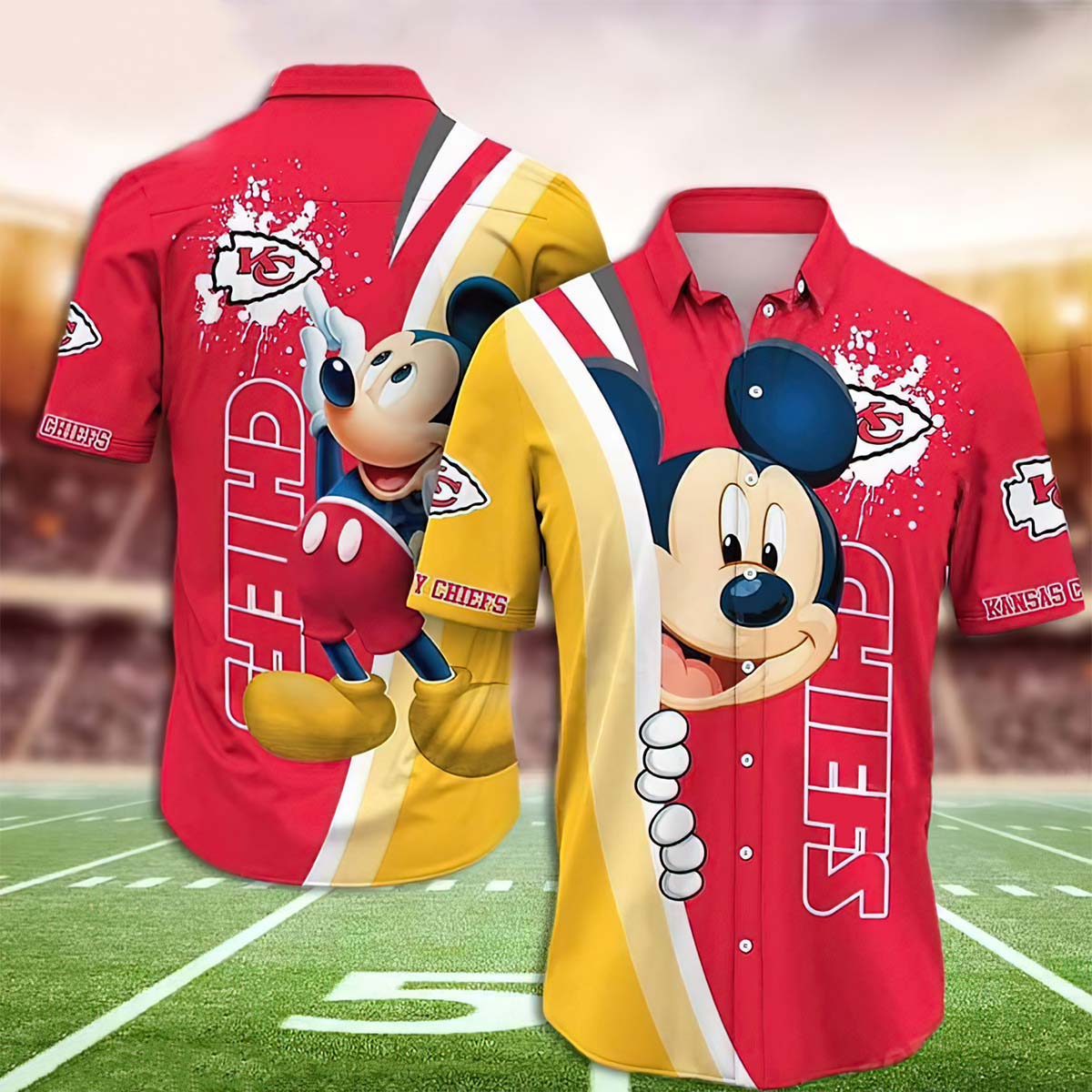 M*Ckey Chiefs Hawaiian Shirt