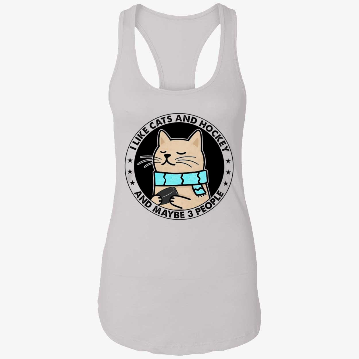 Like Cats And Hockey And Maybe 3 People Shirt Like Cats And Hockey And Maybe 3 People Shirt