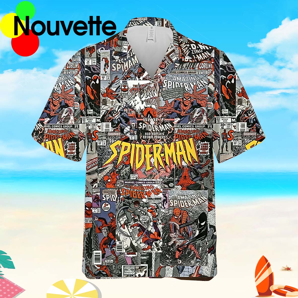 Spiderman Hawaiian Shirt Spiderman Hawaiian Shirt