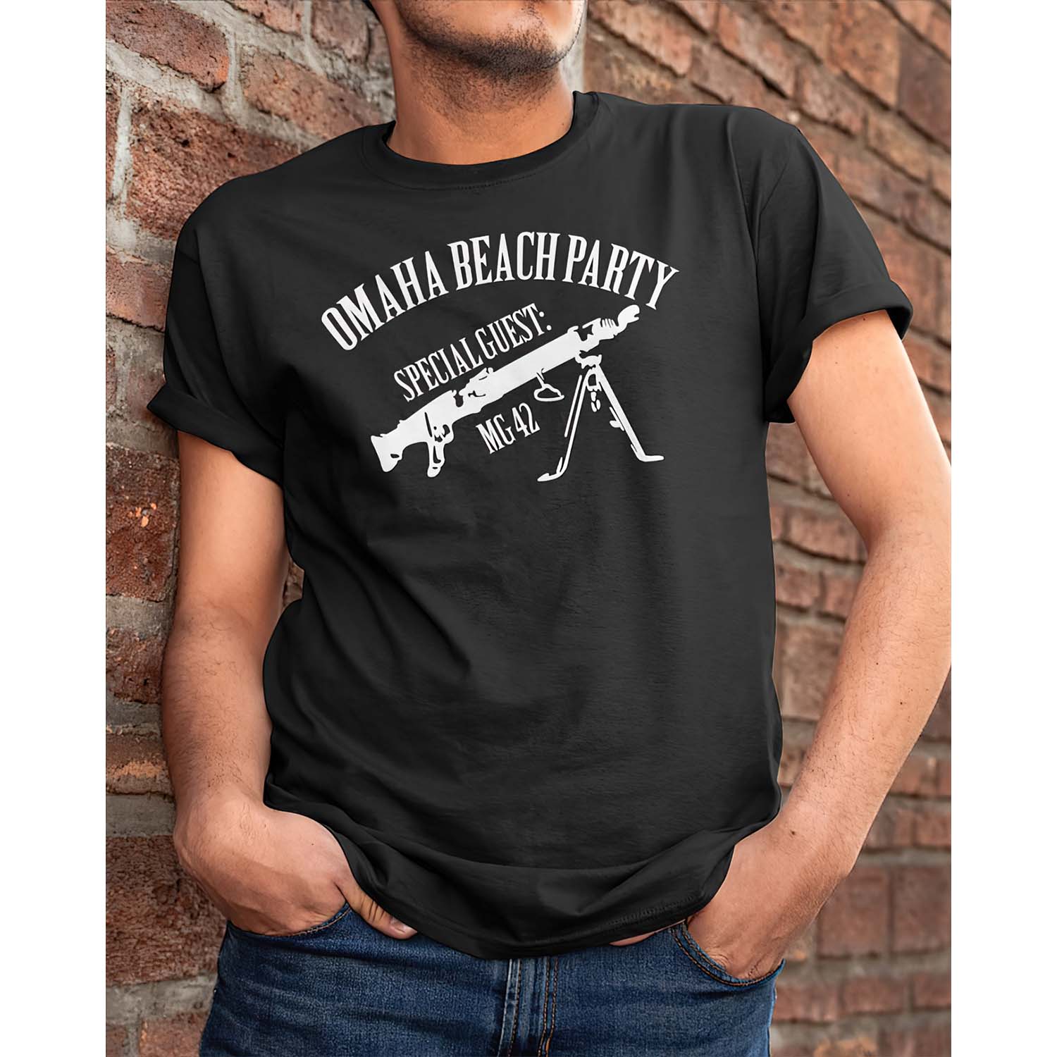 Omaha Beach Party Special Guest Mg 42 Shirt Omaha Beach Party Special Guest Mg 42 Shirt