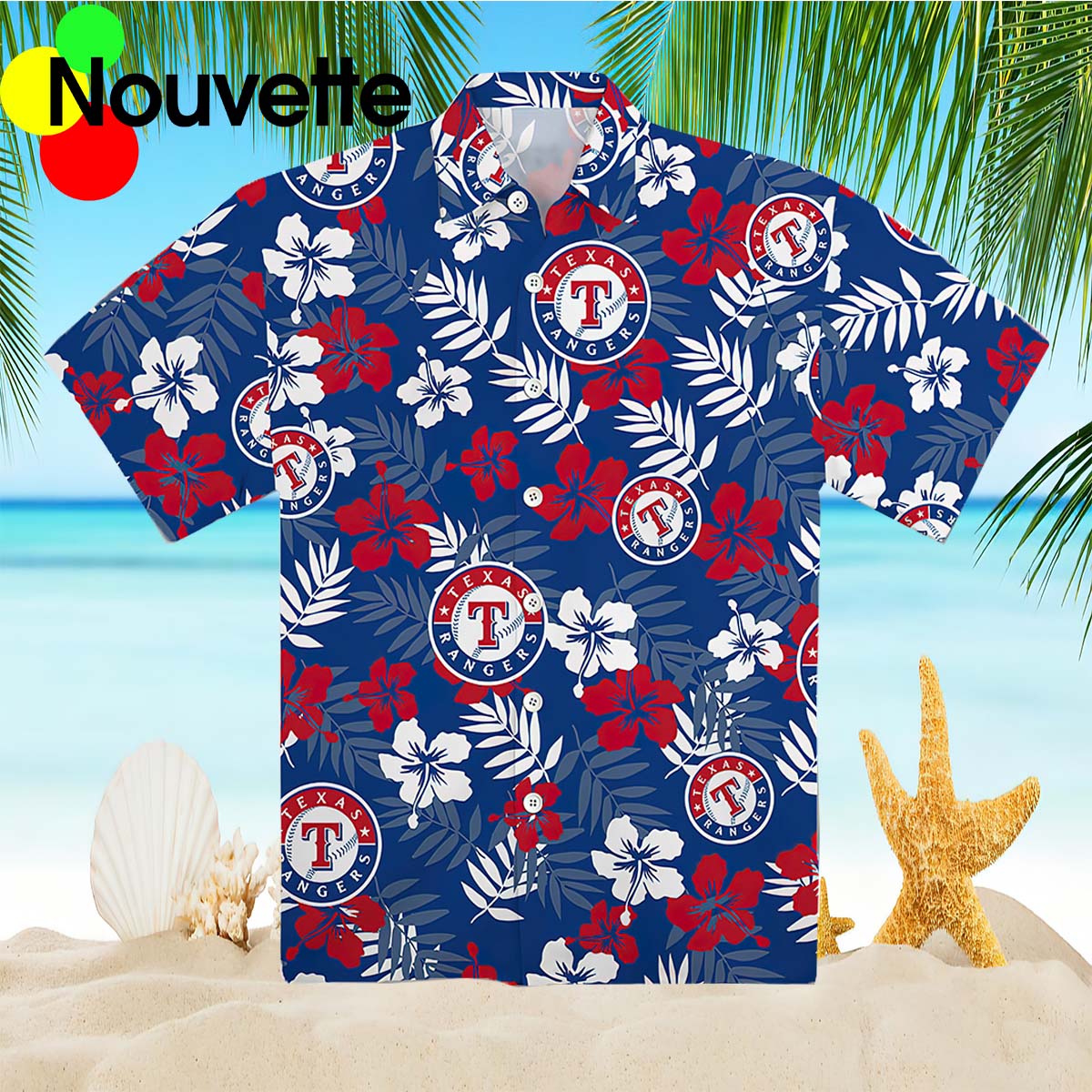 Texas Rangers Tropical Hawaiian Shirt Texas Rangers Tropical Hawaiian Shirt