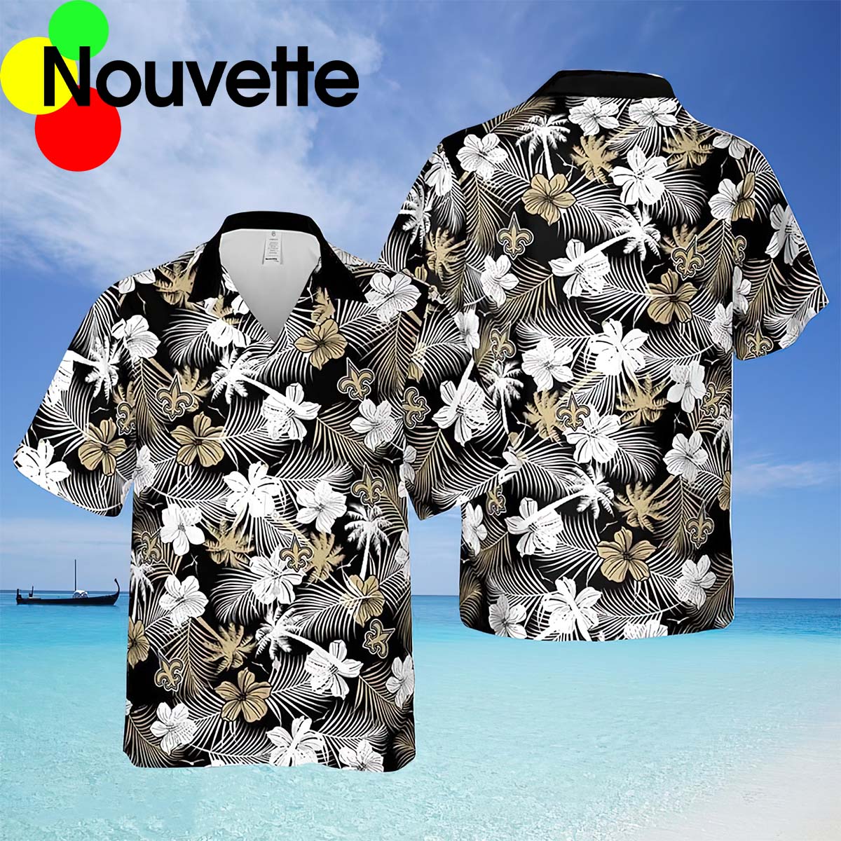 New Orleans Saints Aloha Tropical Hawaiian Shirt New Orleans Saints Aloha Tropical Hawaiian Shirt