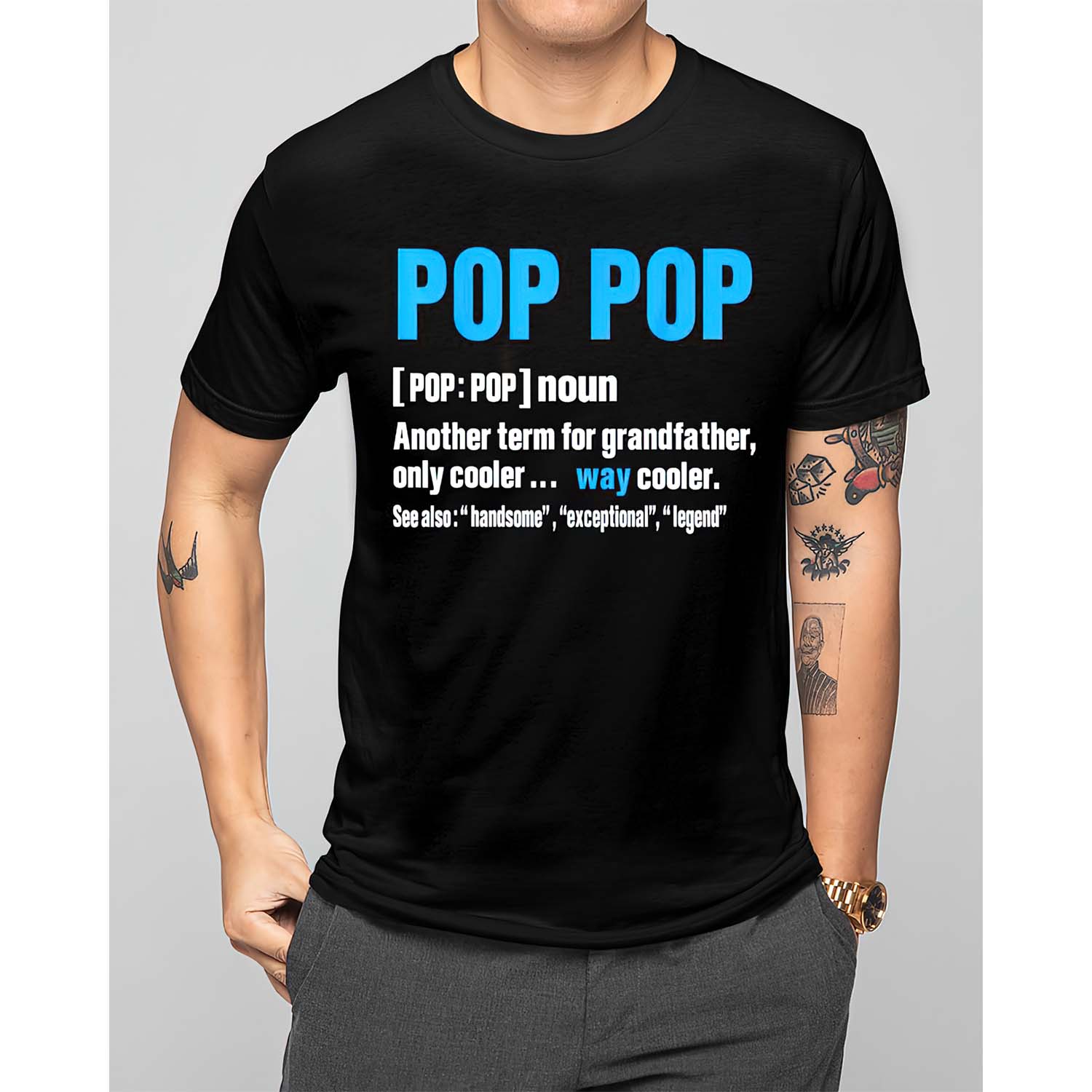 Pop Pop Another Term For Grandfather Only Cooler Shirt