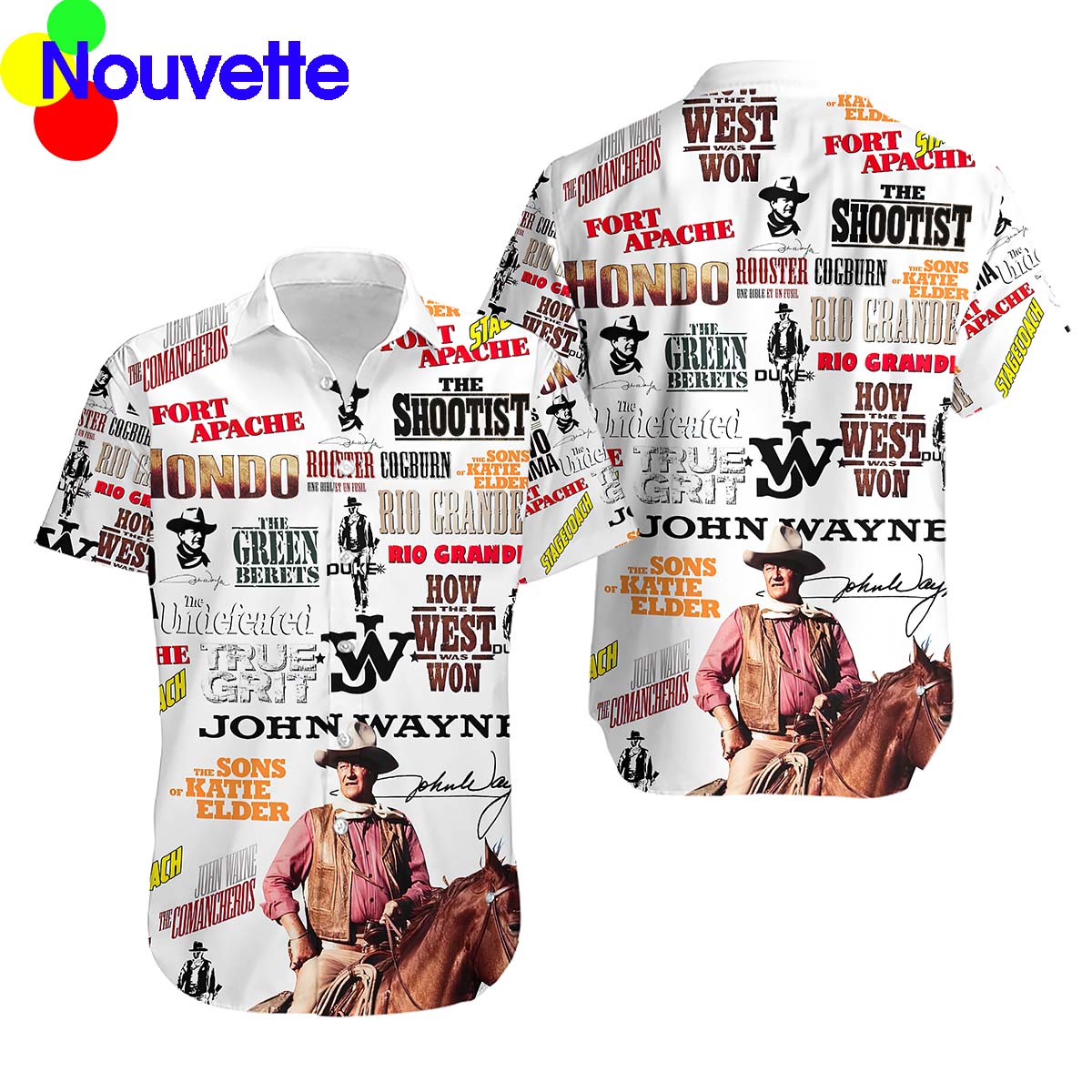 John Wayne Hawaiian Shirt John Wayne Hawaiian Shirt