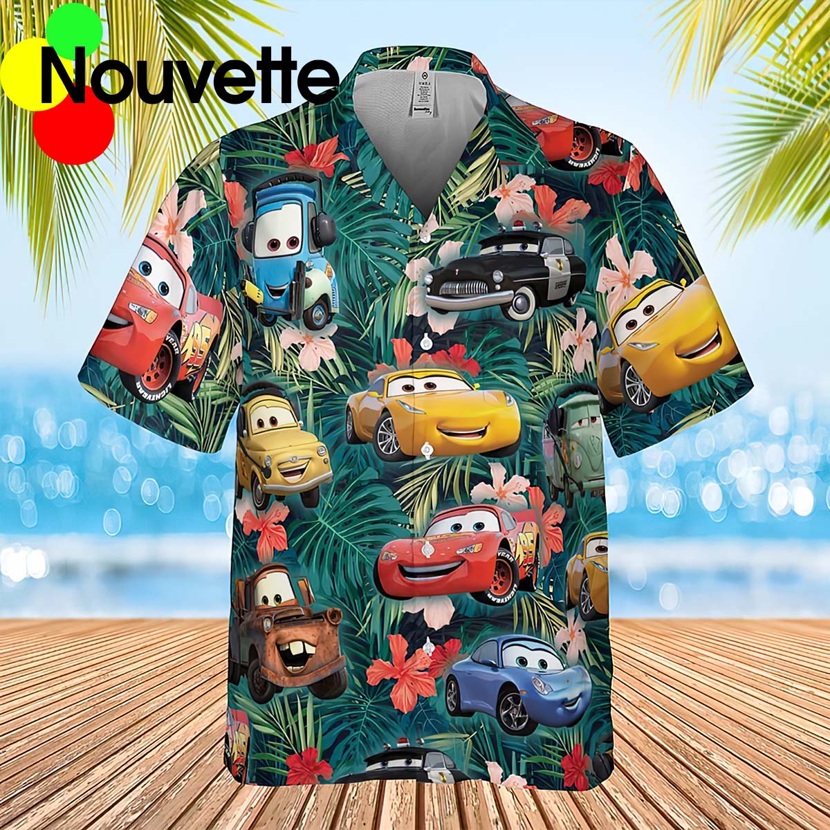 Cars Tropical Hawaiian Shirt Cars Tropical Hawaiian Shirt