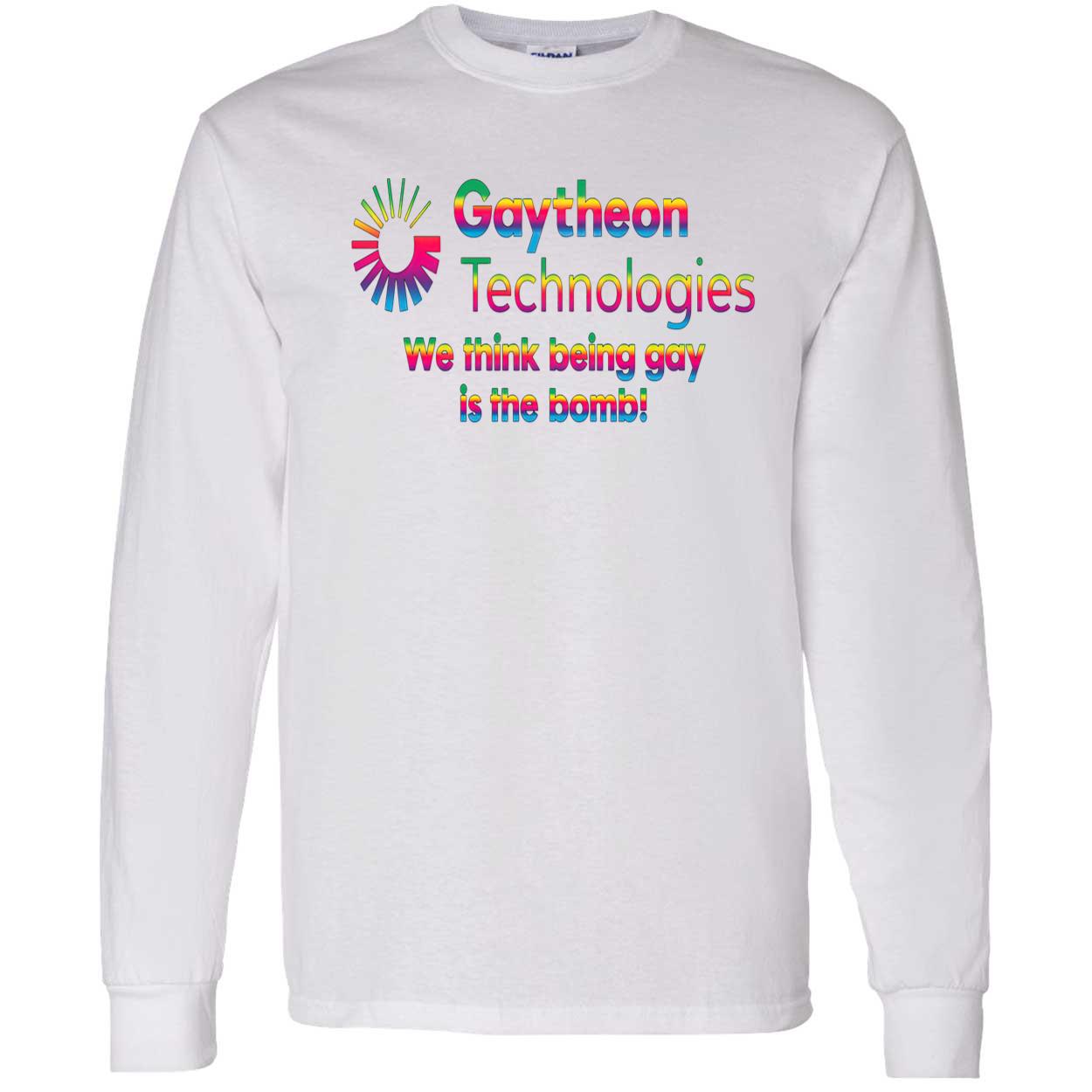 Raytheon Technologies We Think Being Gay Is The Bomb Shirt Raytheon Technologies We Think Being Gay Is The Bomb Shirt