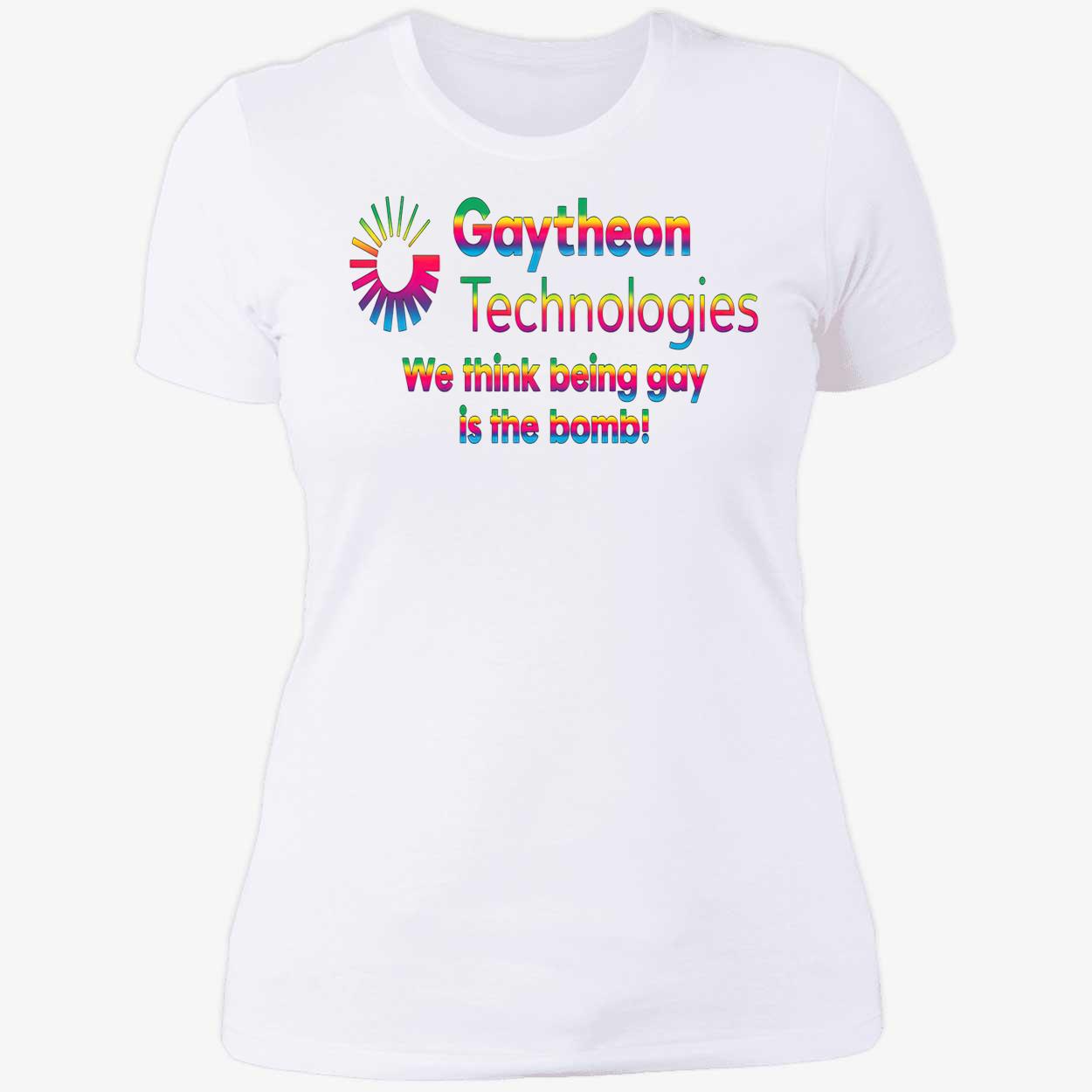 Raytheon Technologies We Think Being Gay Is The Bomb Shirt Raytheon Technologies We Think Being Gay Is The Bomb Shirt
