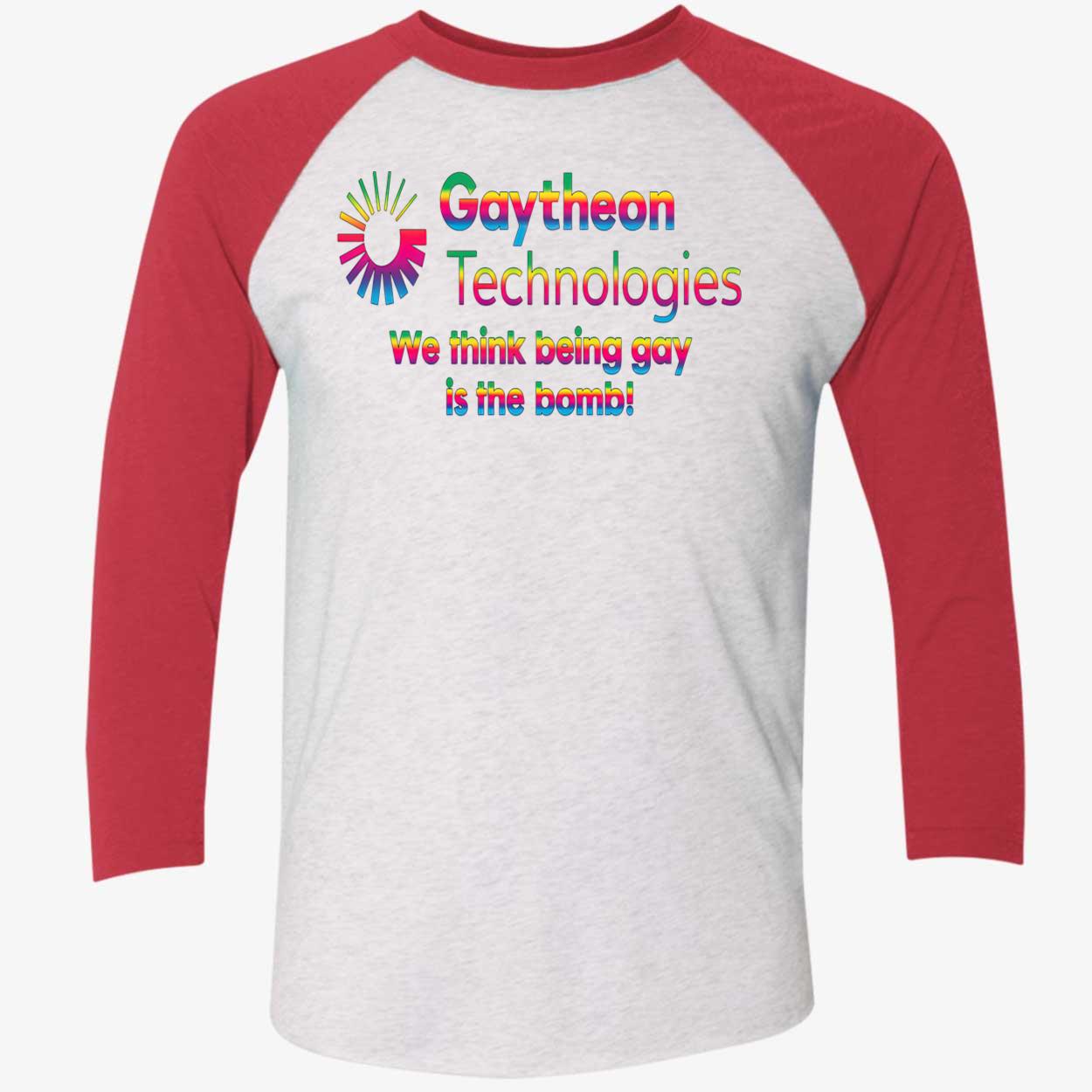 Raytheon Technologies We Think Being Gay Is The Bomb Shirt Raytheon Technologies We Think Being Gay Is The Bomb Shirt