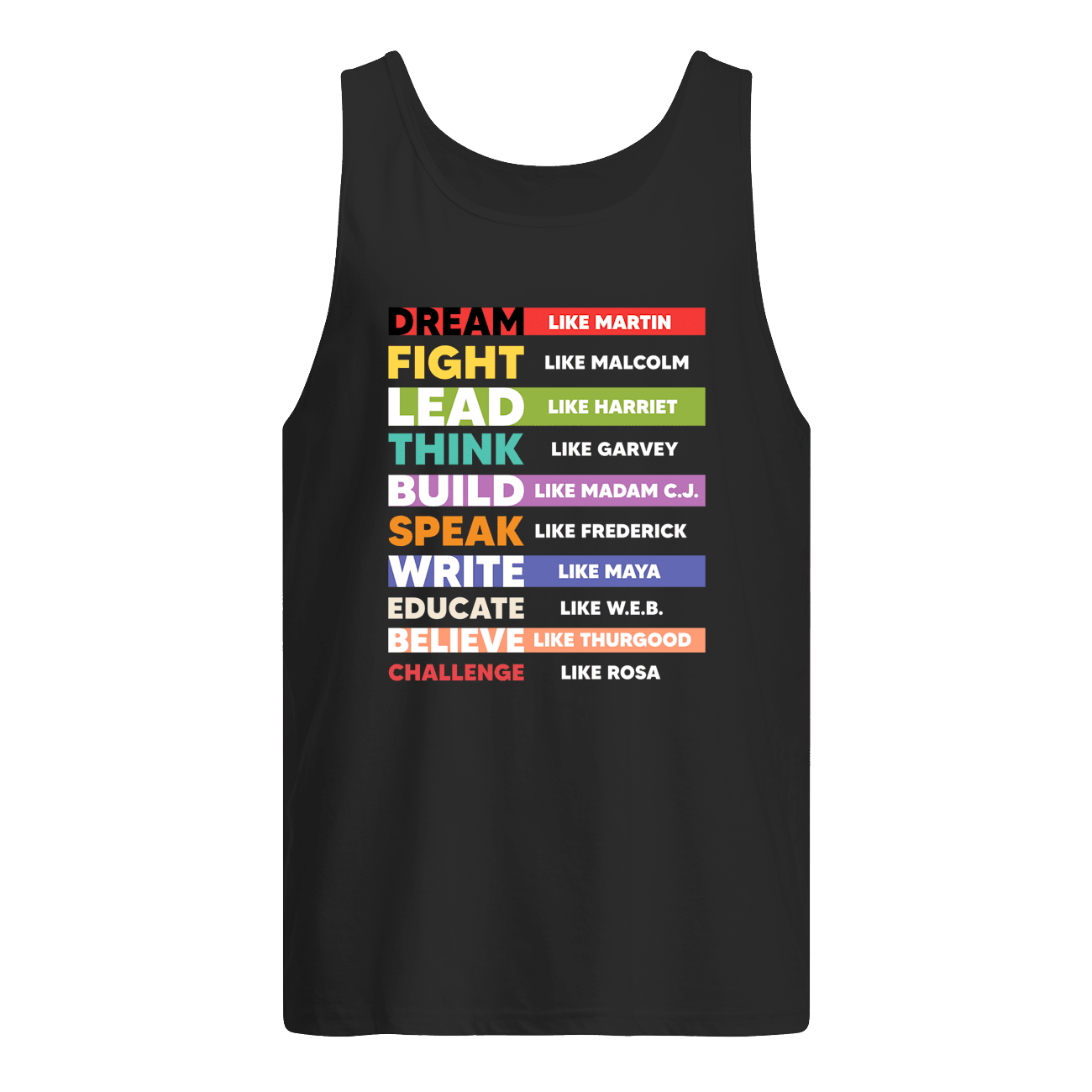 Dream Fight Lead Think Build Speak Write Educate Shirt Dream Fight Lead Think Build Speak Write Educate Shirt