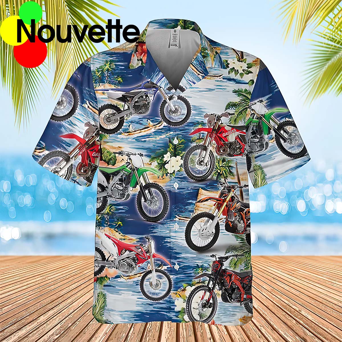 Dirt Bike Hawaiian Shirt Dirt Bike Hawaiian Shirt