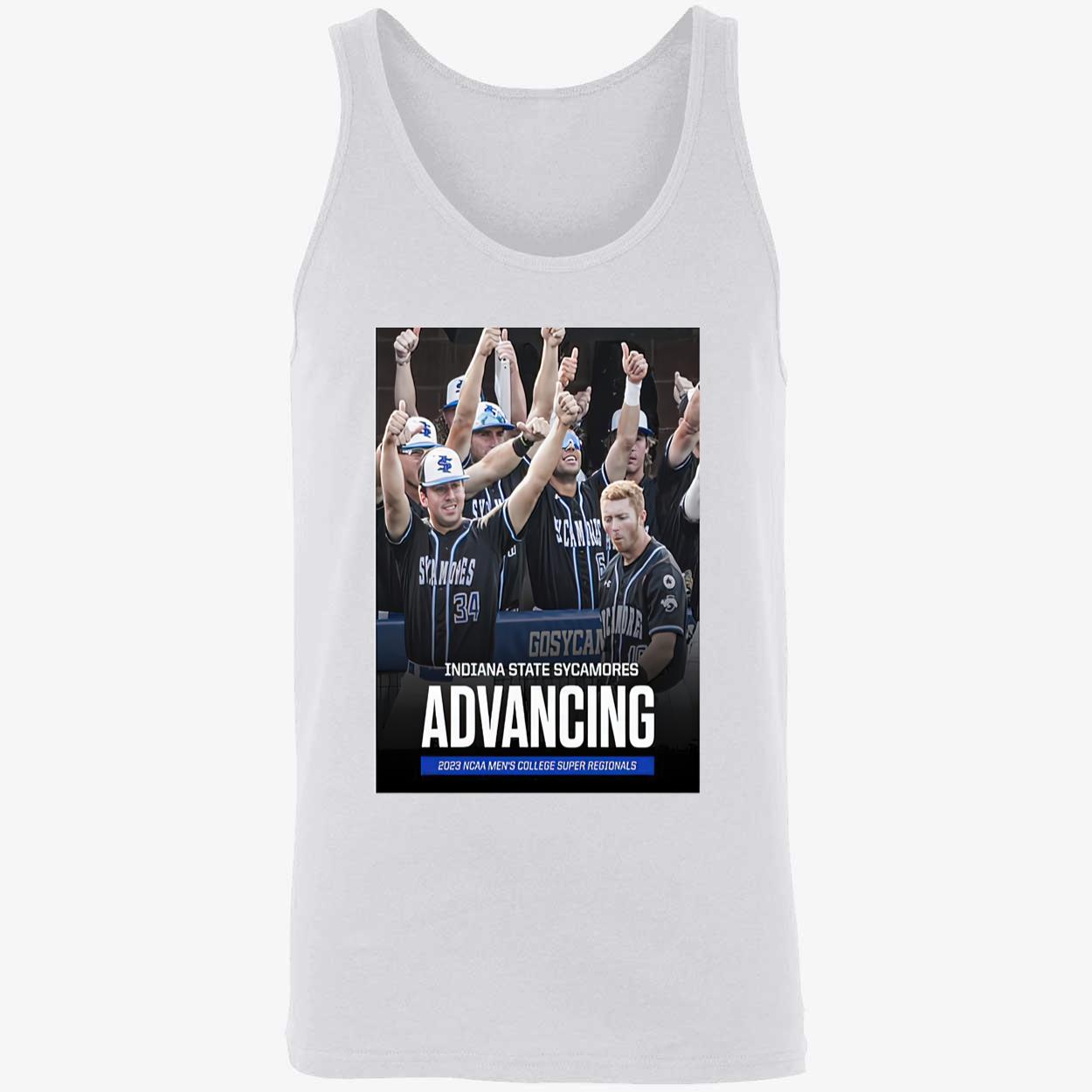Indiana State Sycamores Advancing 2023 Ncaa Men’S College Super Regionals Shirt Indiana State Sycamores Advancing 2023 Ncaa Men’S College Super Regionals Shirt