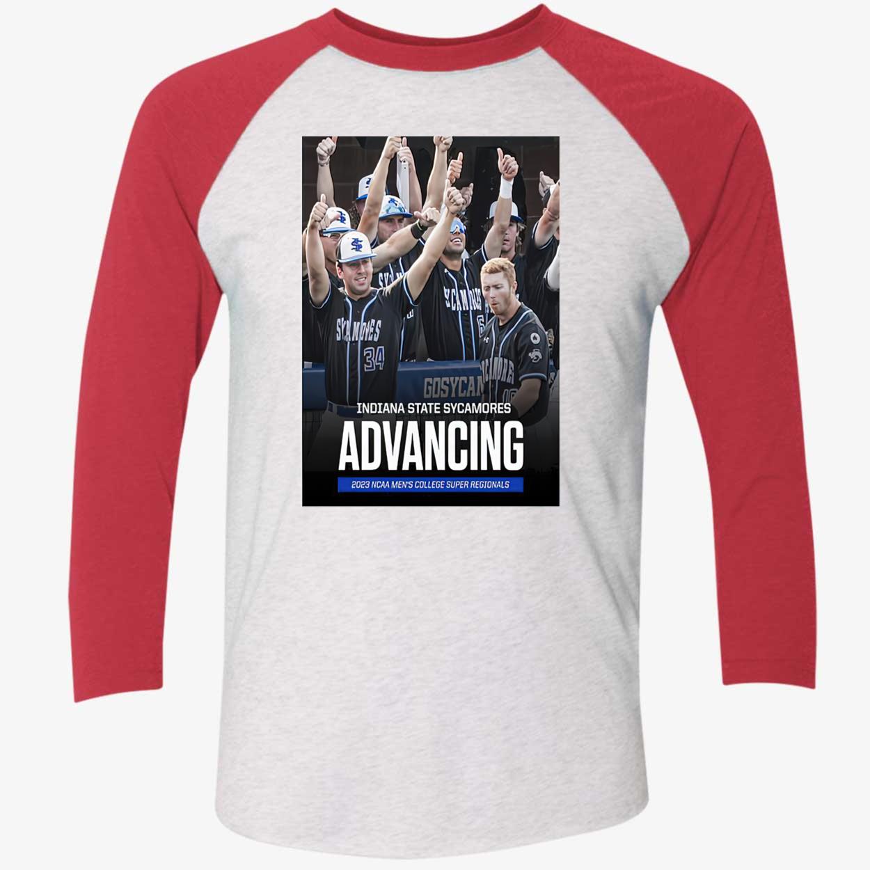 Indiana State Sycamores Advancing 2023 Ncaa Men’S College Super Regionals Shirt Indiana State Sycamores Advancing 2023 Ncaa Men’S College Super Regionals Shirt