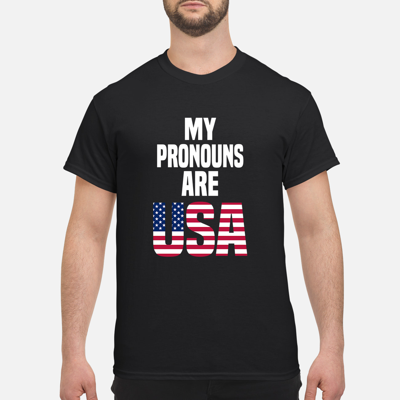 My Pronouns Are Usa Shirt My Pronouns Are Usa Shirt