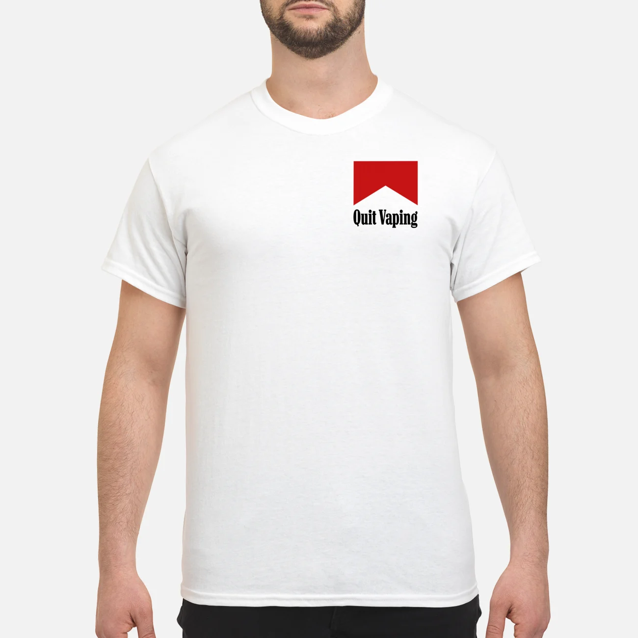 Quit Vaping Be A Man Shirt Quit Vaping Be A Man Shirt