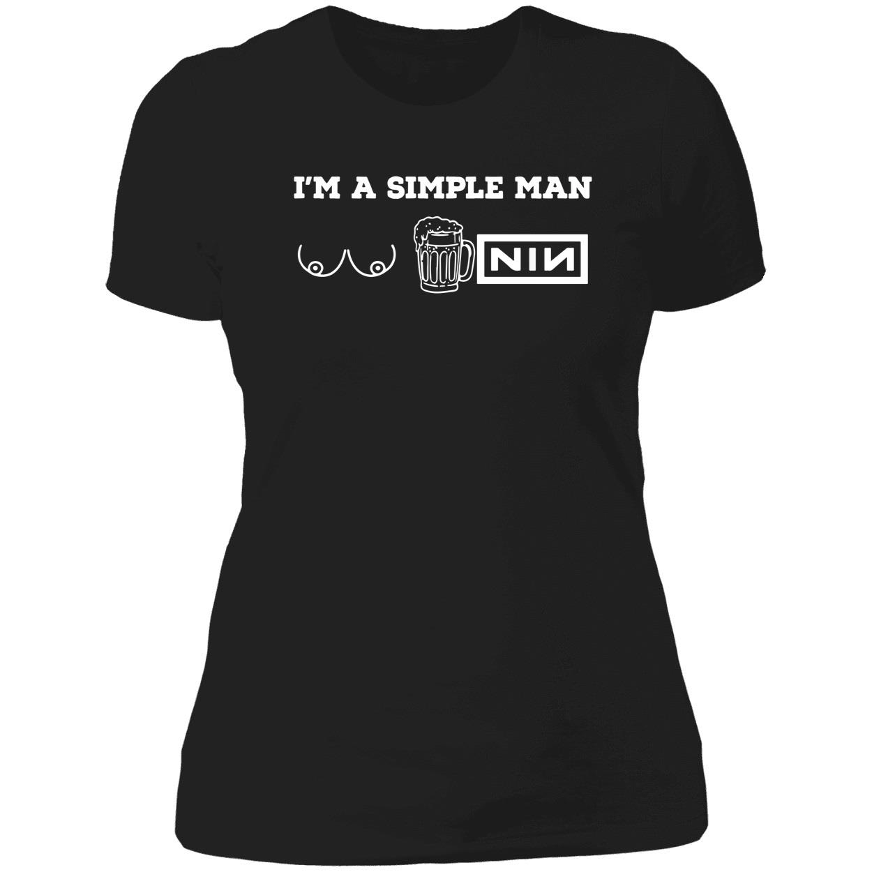 I’M A Simple Man T*T Beer And Nin Shirt I’M A Simple Man T*T Beer And Nin Shirt