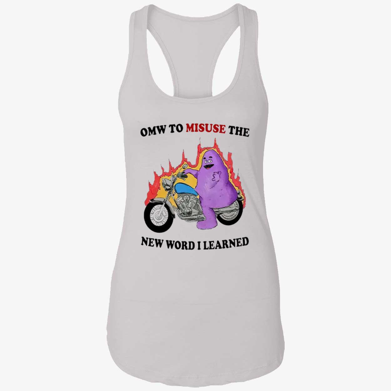 Grimace Omw To Misuse The New Word I Learned Shirt Grimace Omw To Misuse The New Word I Learned Shirt