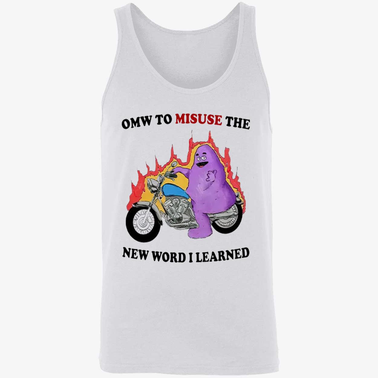Grimace Omw To Misuse The New Word I Learned Shirt Grimace Omw To Misuse The New Word I Learned Shirt