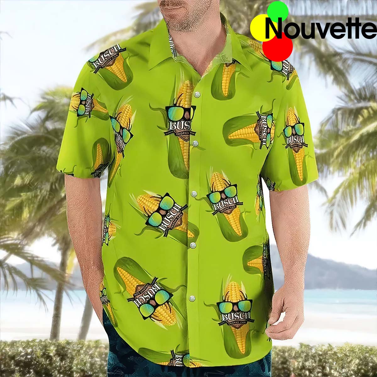 Busch Light Corn Hawaiian Shirt