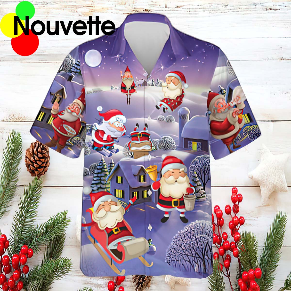 Santa Hawaiian Shirt