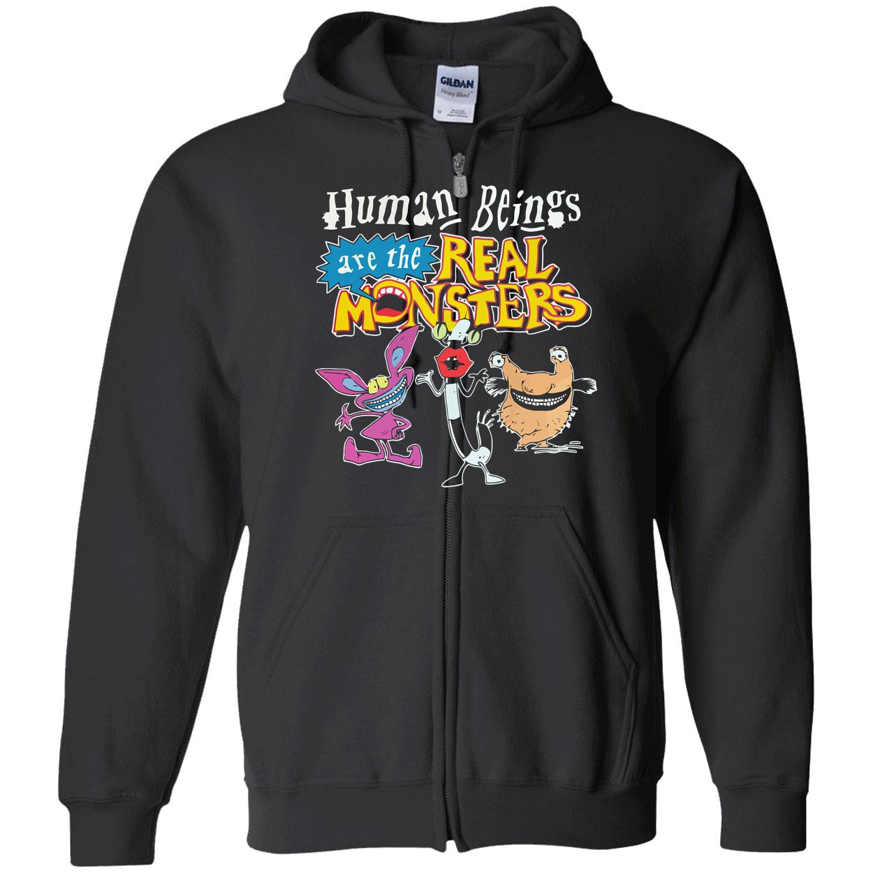 Human Beings Are The Real Monster Shirt Human Beings Are The Real Monster Shirt
