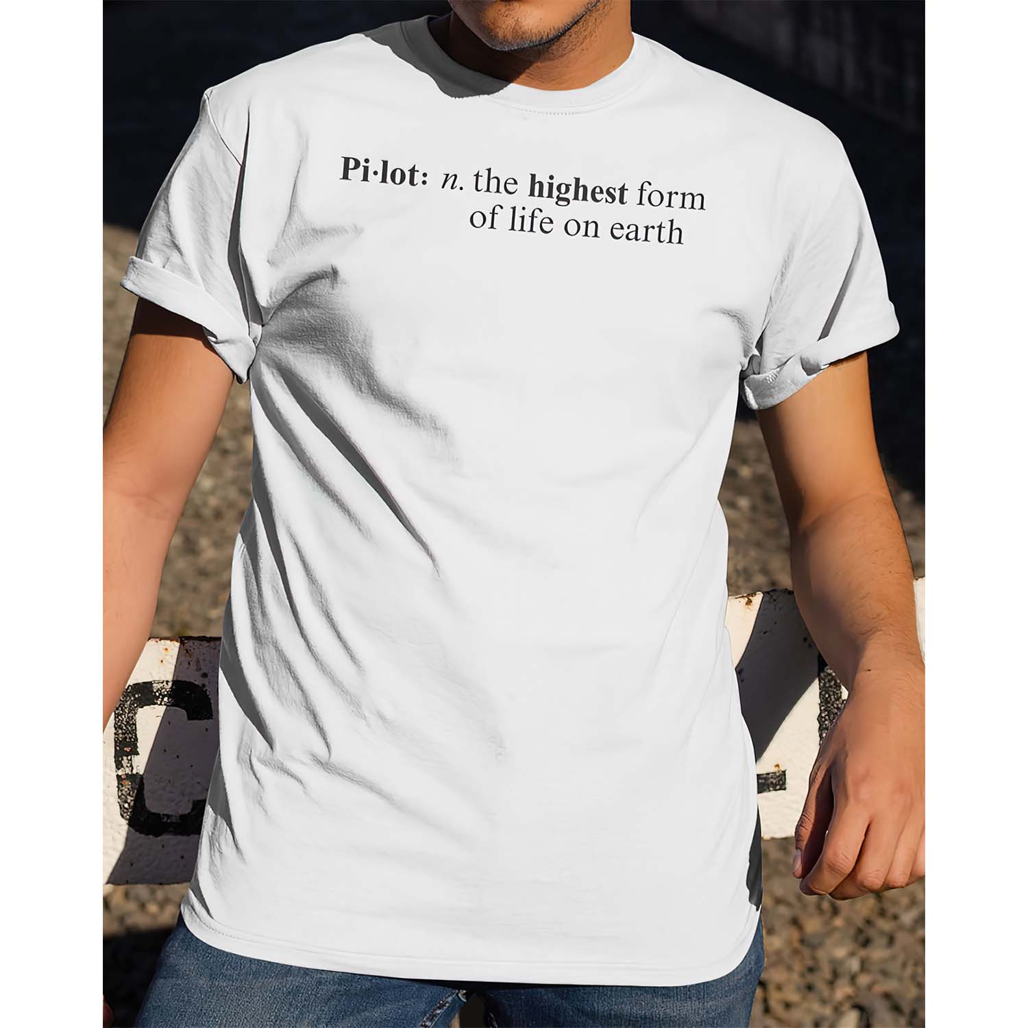 Pilot The Highest Form Of Life On Earth Shirt Pilot The Highest Form Of Life On Earth Shirt