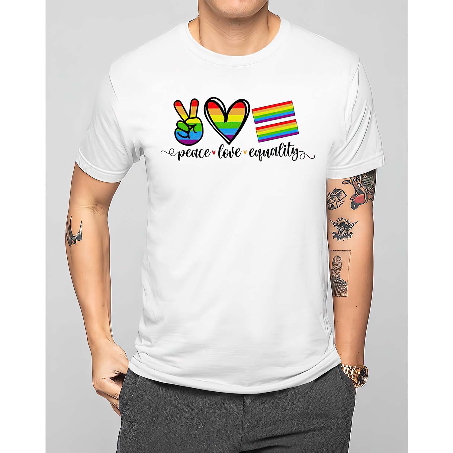 Peace Love Equality Lgbt Shirt Peace Love Equality Lgbt Shirt