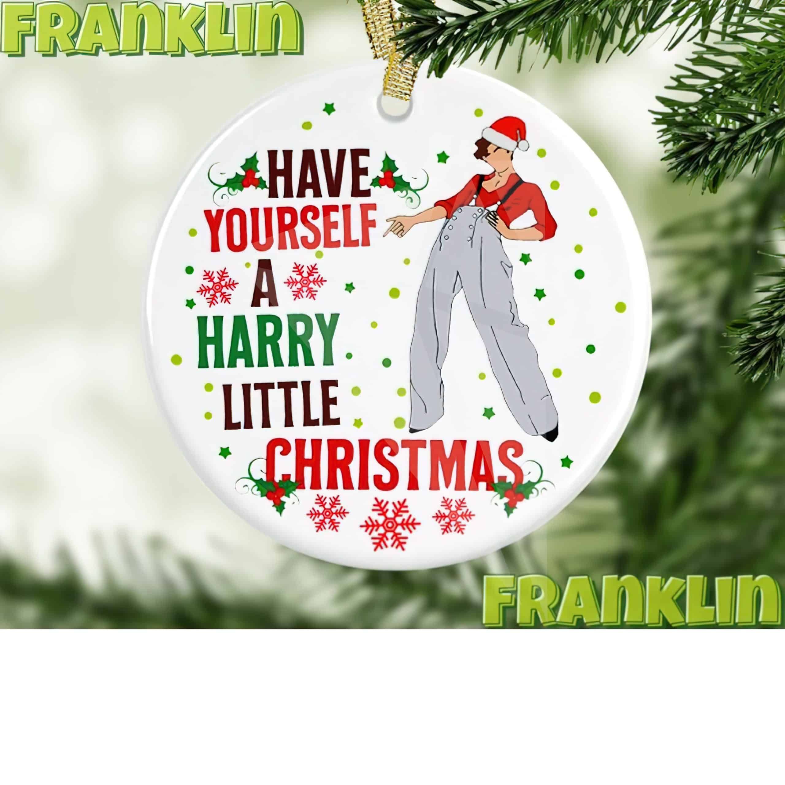 Have Yourself A Harry Little Christmas Ornament Have Yourself A Harry Little Christmas Ornament