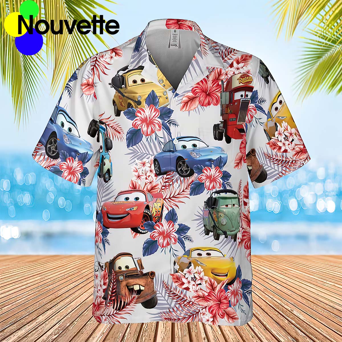 Car Mcqueen Tropical Hawaiian Shirt