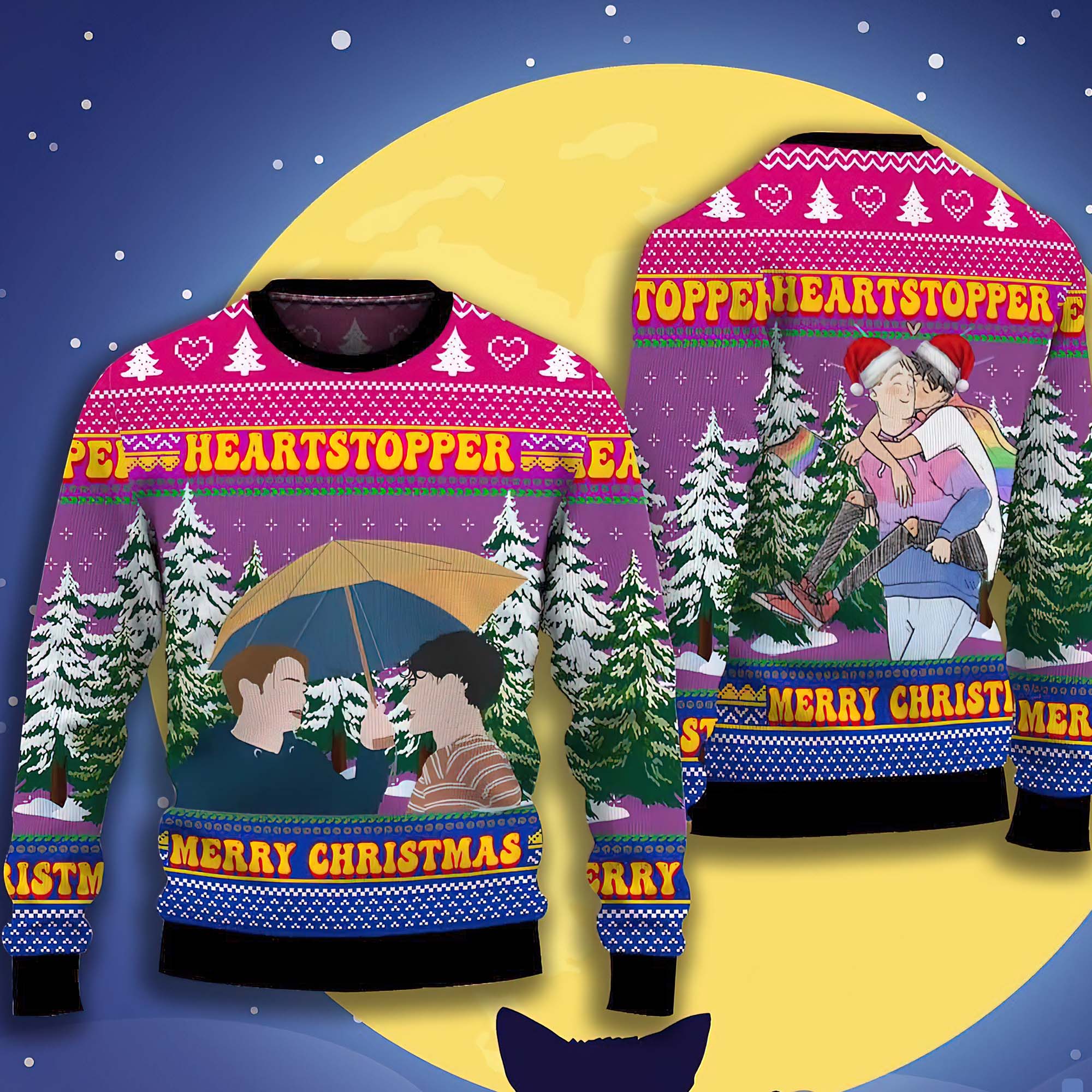 Heartstopper Merry Christmas Sweater
