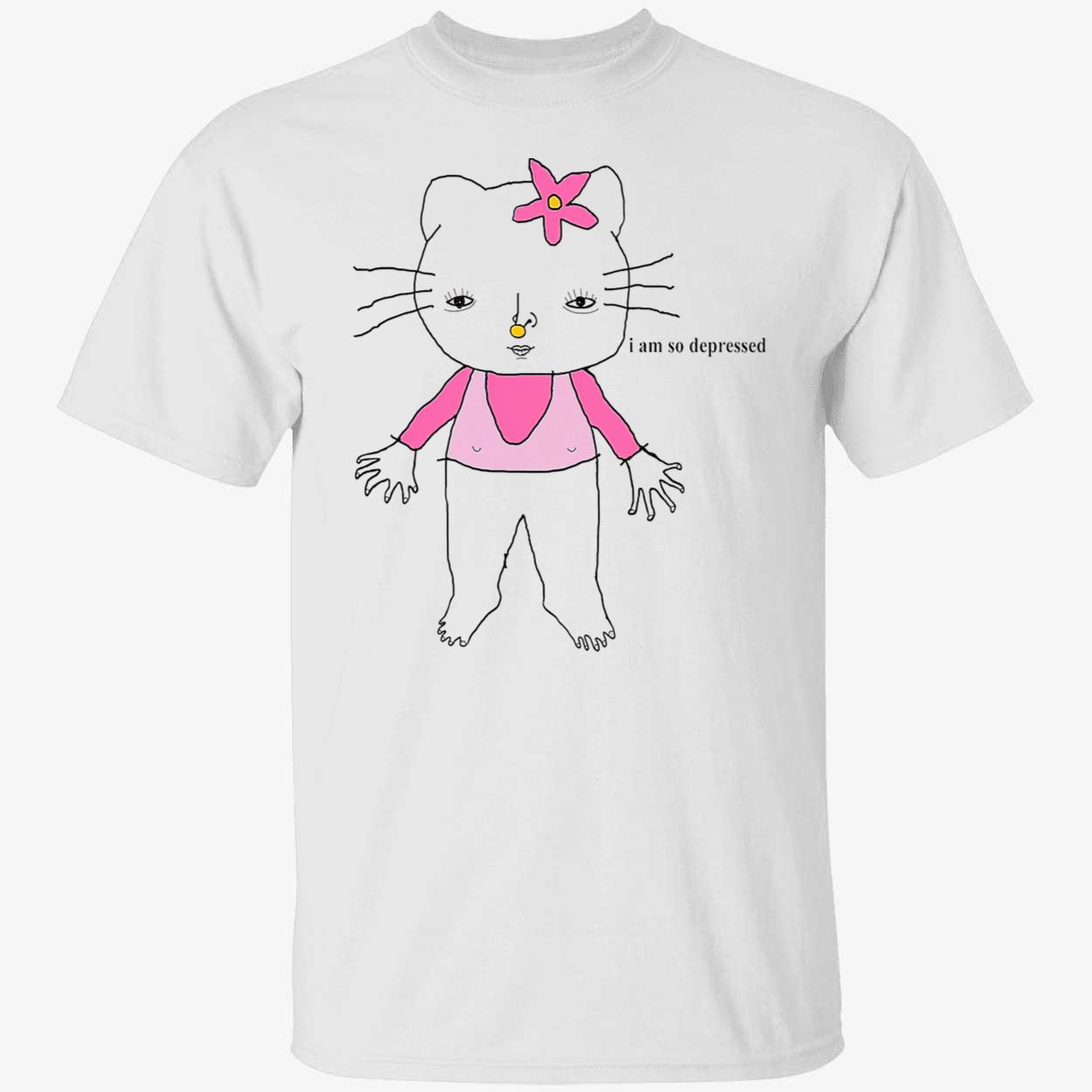 Hello Kitty I Am So Depressed Shirt Hello Kitty I Am So Depressed Shirt