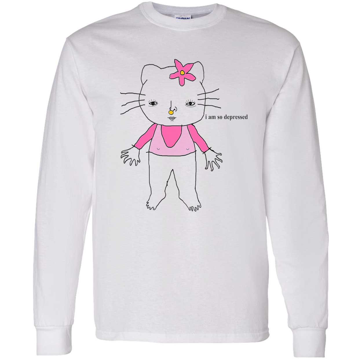 Hello Kitty I Am So Depressed Shirt Hello Kitty I Am So Depressed Shirt