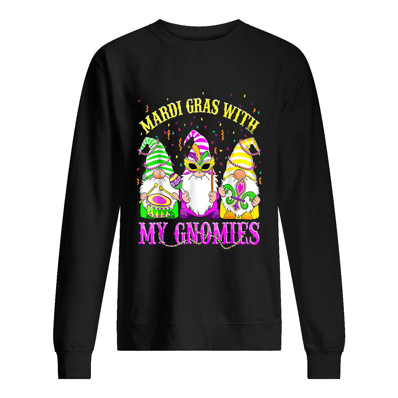 Mardi Gras With My Gnomies Shirt Mardi Gras With My Gnomies Shirt
