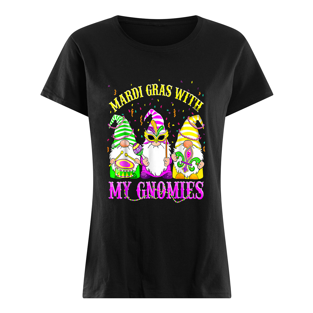 Mardi Gras With My Gnomies Shirt Mardi Gras With My Gnomies Shirt
