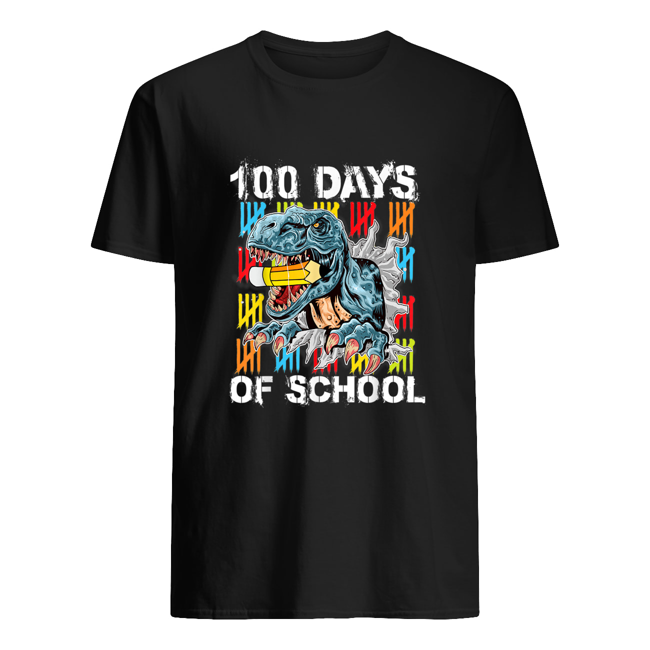 T-Rex 100 Days Of School Shirt