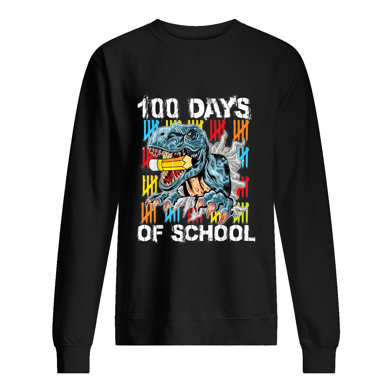 T-Rex 100 Days Of School Shirt T-Rex 100 Days Of School Shirt