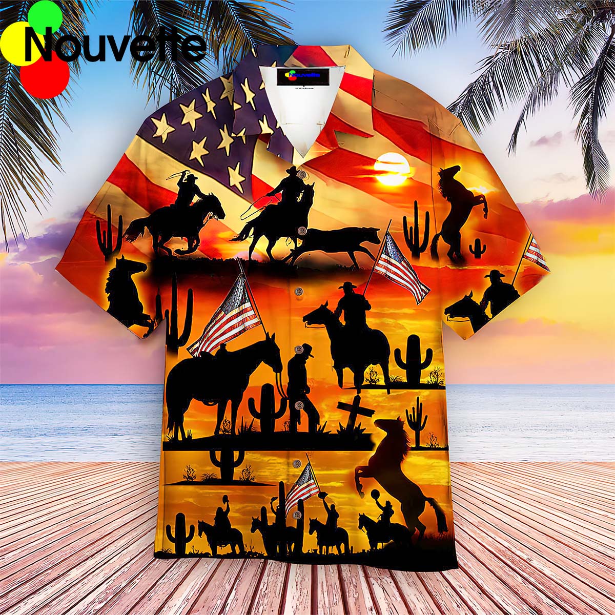 Kentucky Derby Cowboy Independence Day Hawaiian Shirt Kentucky Derby Cowboy Independence Day Hawaiian Shirt