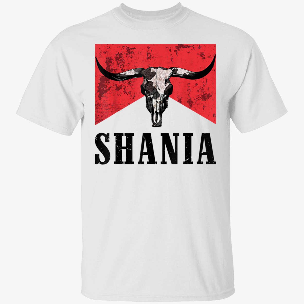 Howdy Shania Bull Skull Western Country Shania Cowgirl Shirt