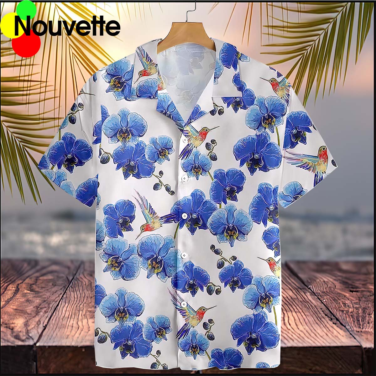 Hummingbird Tropical Hawaiian Shirt Hummingbird Tropical Hawaiian Shirt