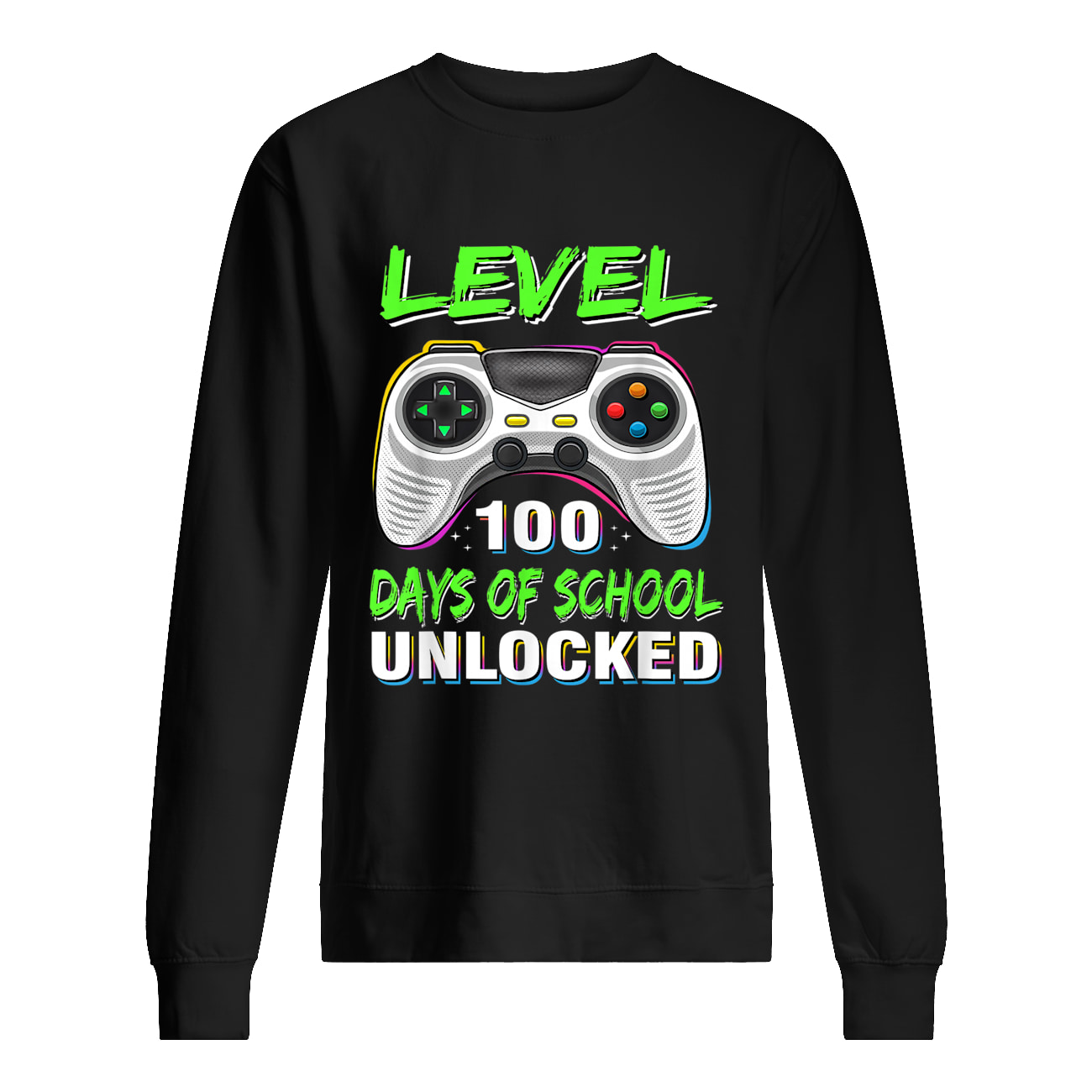 Level 100 Days Of School Unlocked T-Shirt Level 100 Days Of School Unlocked T-Shirt