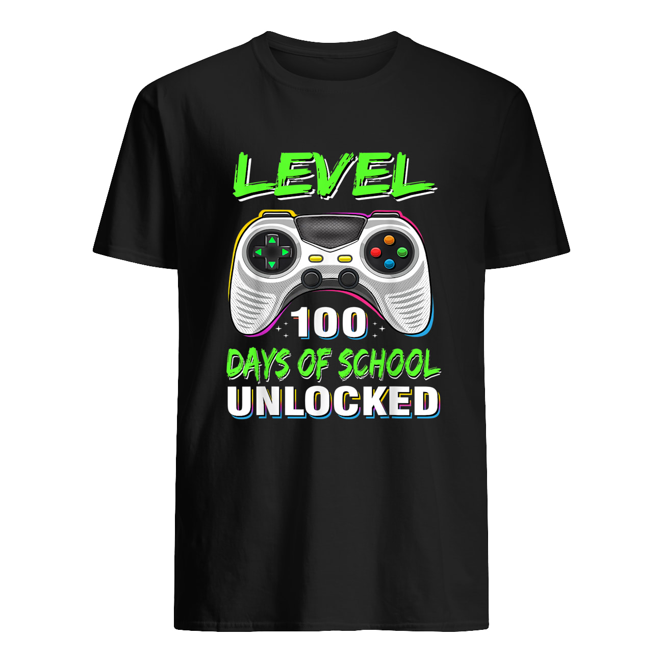 Level 100 Days Of School Unlocked T-Shirt Level 100 Days Of School Unlocked T-Shirt