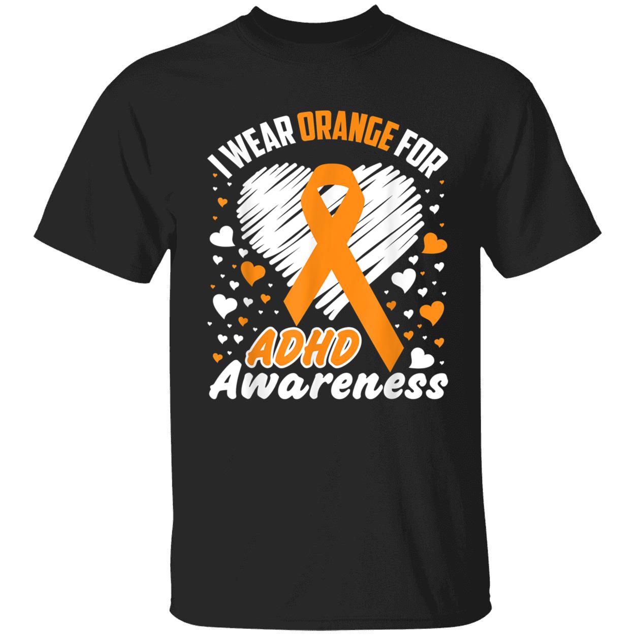 I Wear Orange For My Wife Adhd Shirt