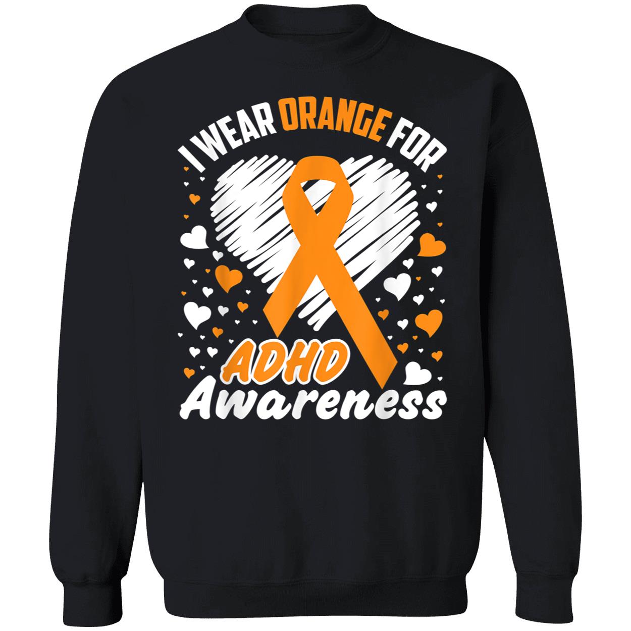 I Wear Orange For My Wife Adhd Shirt I Wear Orange For My Wife Adhd Shirt