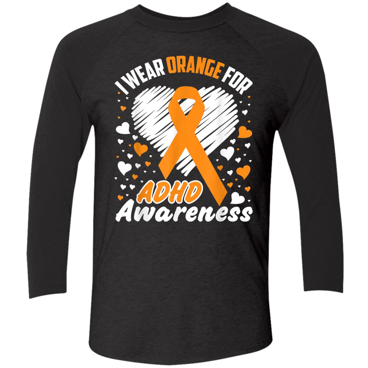 I Wear Orange For My Wife Adhd Shirt I Wear Orange For My Wife Adhd Shirt