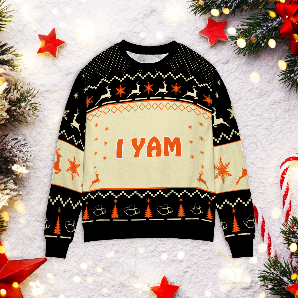 I Yam Christmas Sweater I Yam Christmas Sweater