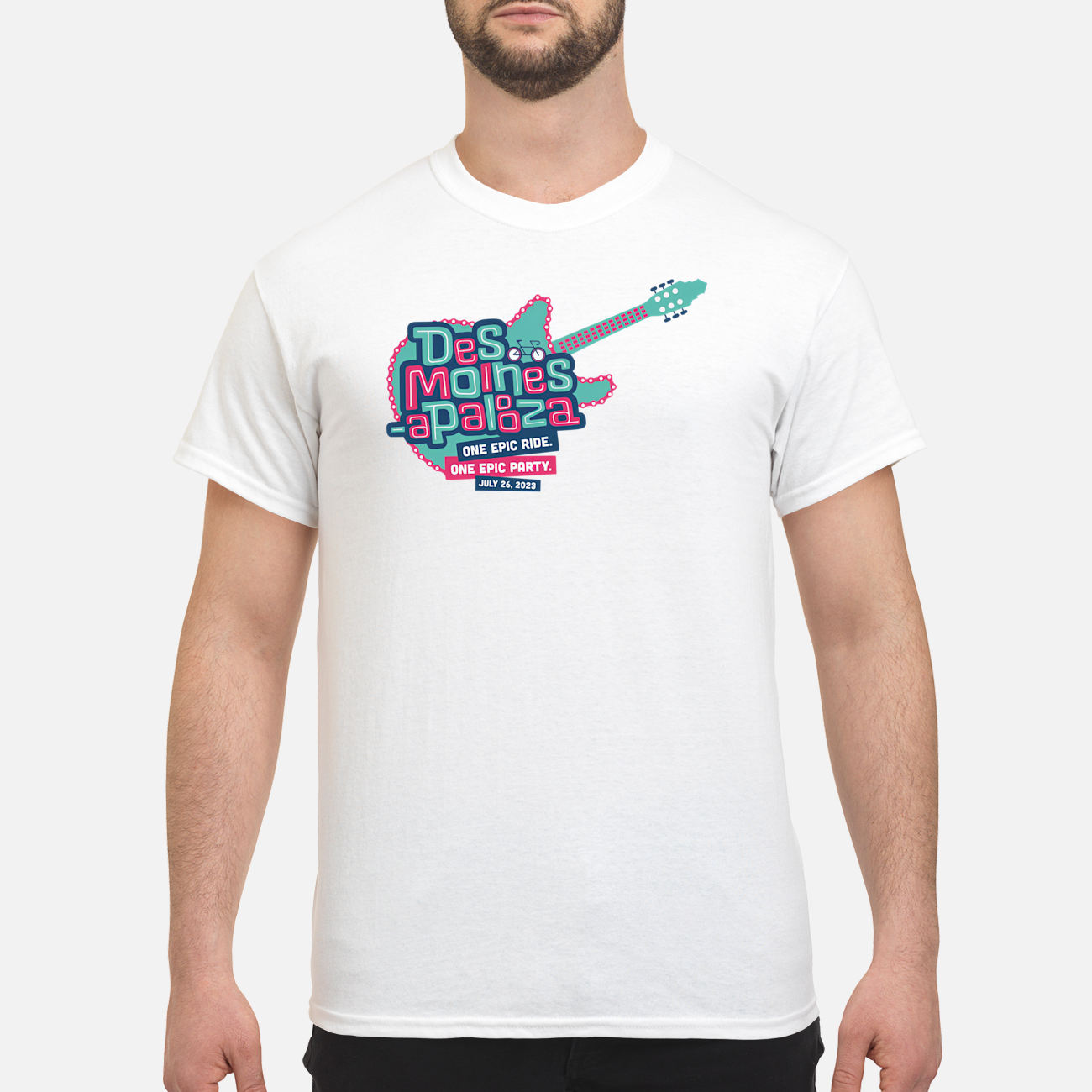 Des Moines Apalooza Guitar Shirt Des Moines Apalooza Guitar Shirt