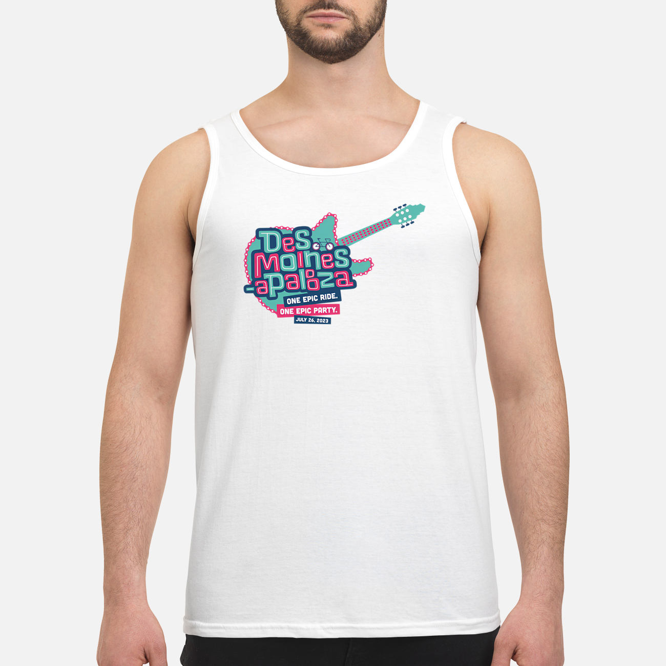 Des Moines Apalooza Guitar Shirt Des Moines Apalooza Guitar Shirt